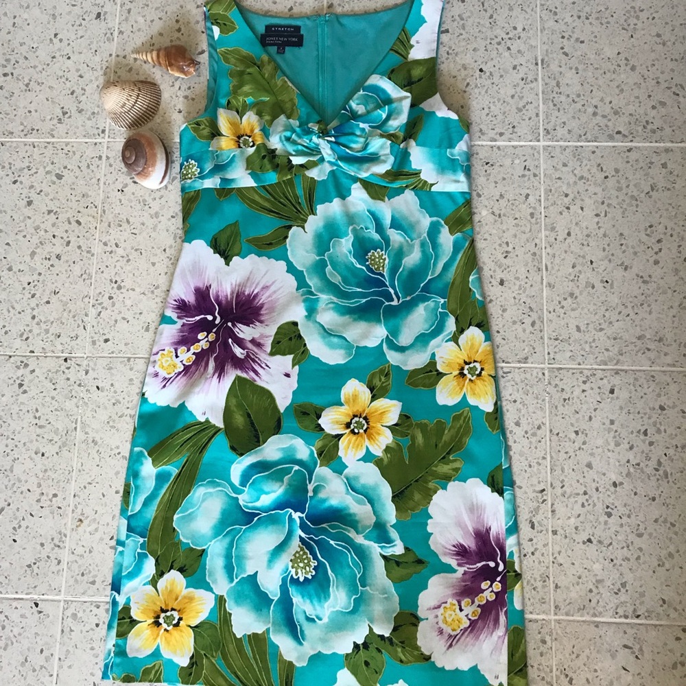 {Jones New York} Floral Print Dress